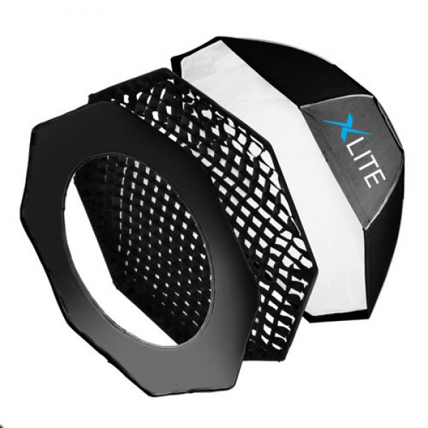 Xlite 90cm Pro Umbrella Octa Softbox + Grid & Mask for Profoto